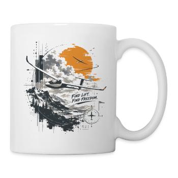 Segelflug - Tasse - Weiß - Rechts
