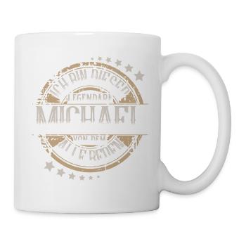 Michael - Tasse - Weiß - Rechts