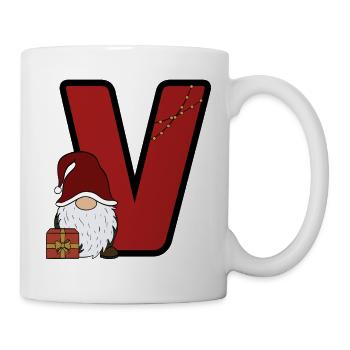 V-Weihnachtszauber: Santa Geschenk - Tasse - Weiß - Rechts
