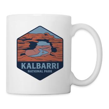 Kalbarri Nationalpark Vintage Australien - Tasse - Weiß - Rechts