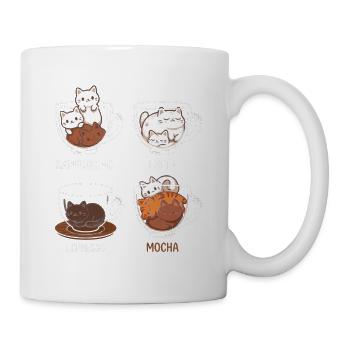 Cattuccino – Kaffeesorten - Tasse - Weiß - Rechts