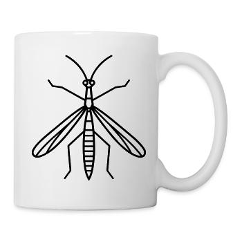 Stick-Insekt - Tasse - Weiß - Rechts