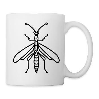 Insekt - Tasse - Weiß - Rechts