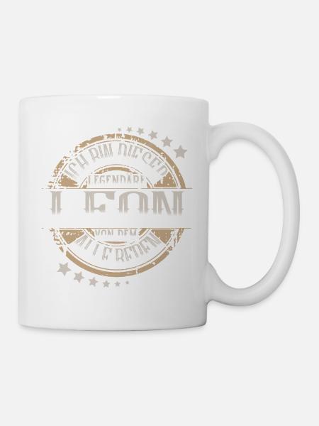 Leon - Tasse - Weiß