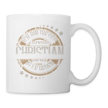 Christian - Tasse - Weiß - Rechts