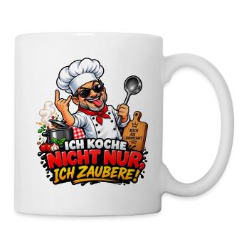 Kochzauberer – Mehr als Kochen - Tasse - Weiß - Rechts