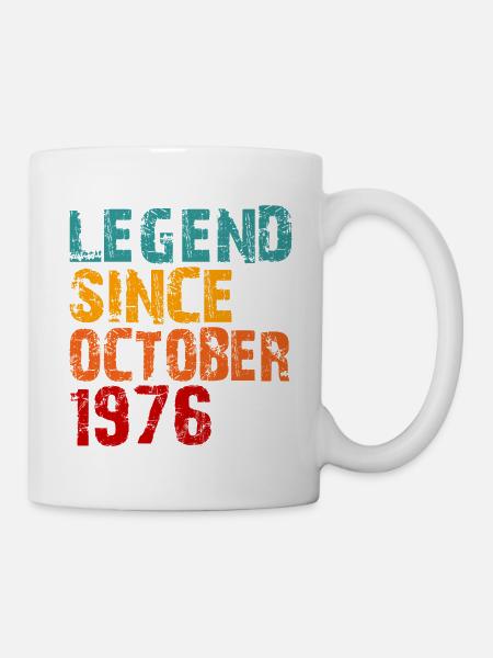 Legende seit Oktober 1976 40. Geburtstagsgeschenke für - Tasse - Weiß