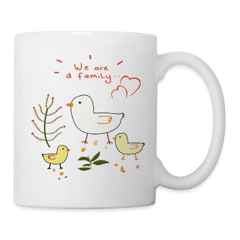 Familie - Tasse - Weiß - Rechts