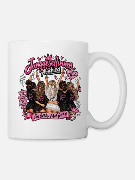 Junggesellinnenabschied Partytraum - Tasse - Weiß