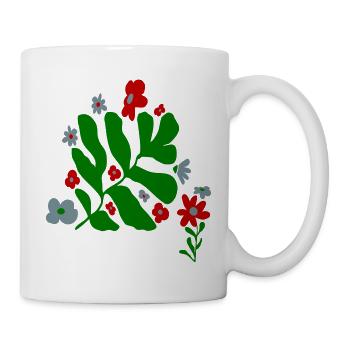 Flower - Tasse - Weiß - Rechts