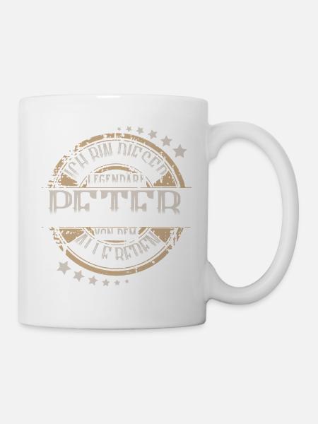 Peter - Tasse - Weiß