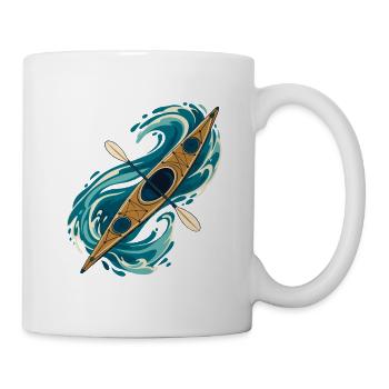 Seekajak in Küstengewässern - Tasse - Weiß - Rechts