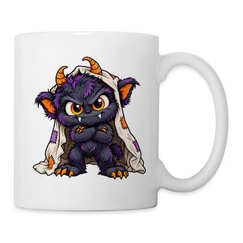 Bettwächter - Monster unter dem Bett Party - Tasse - Weiß - Rechts