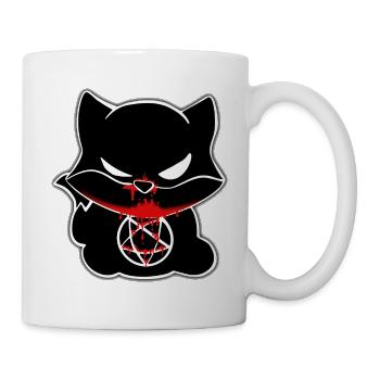 Halloween Fox - Tasse - Weiß - Rechts