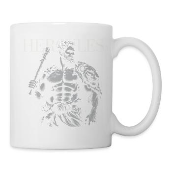 Herkules' mythische Stärke-Silhouette - Tasse - Weiß - Rechts