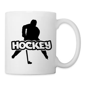 Hockey - Tasse - Weiß - Rechts