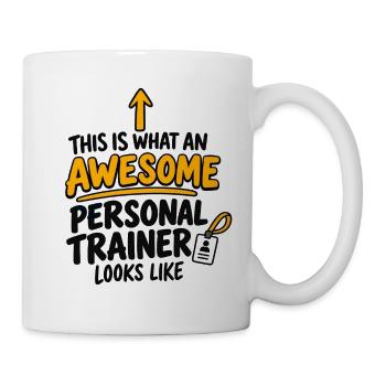 Bester Personal Trainer Fitnesscoach Fitnessstudio Training - Tasse - Weiß - Rechts