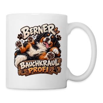 Berner Bauchkraulprofi - Tasse - Weiß - Rechts