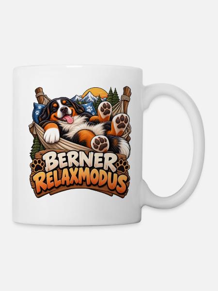 Berner Relaxmodus - Tasse - Weiß