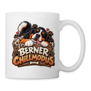 Bernermodus mit Herz - Tasse - Weiß - Rechts