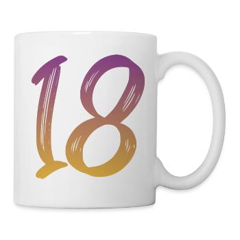 18 - Tasse - Weiß - Rechts