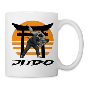 Judo - Tasse - Weiß - Rechts