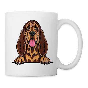 Bloodhound - Tasse - Weiß - Rechts