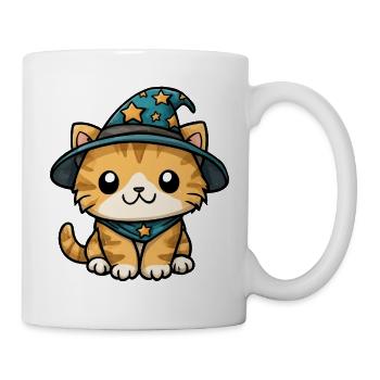 Katzenzauberer Kätzchen - Tasse - Weiß - Rechts