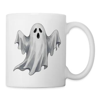 Gruseliges Gespenst Halloween Kostüm Ersatz  - Tasse - Weiß - Rechts