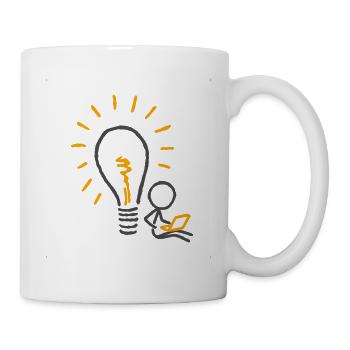 Im Schatten einer Idee (für helle Hintergründe) - Tasse - Weiß - Rechts