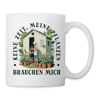 Gärtner Pflanzen Kleingärtner Schrebergarten - Tasse - Weiß - Rechts