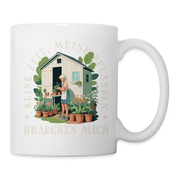  Gärtner Pflanzen Kleingärtner Schrebergarten - Tasse - Weiß - Rechts