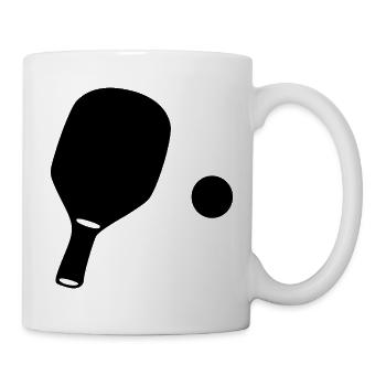 Tischtennis Spieler Geschenk - Tasse - Weiß - Rechts