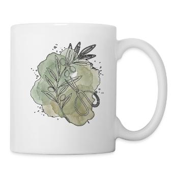 Olivenbaum Experte - Tasse - Weiß - Rechts