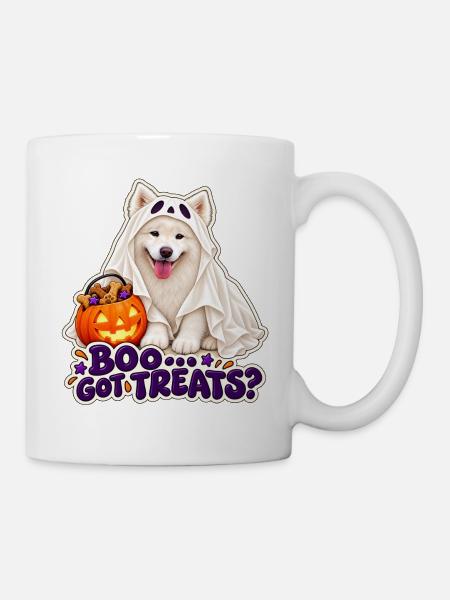 Geisterwelpe Boo Leckerlis - Tasse - Weiß