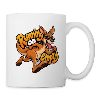 Känguru - Tasse - Weiß - Rechts
