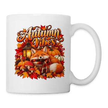 Herbststimmung Cozy Fox - Tasse - Weiß - Rechts