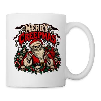 Grim Santa Skull Weihnachten - Tasse - Weiß - Rechts