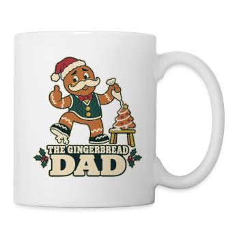 The Gingerbread Dad – Lebkuchen Papa - Tasse - Weiß - Rechts