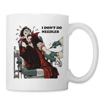 Vampire machen keine Nadeln - Tasse - Weiß - Rechts