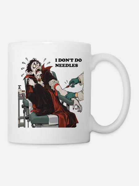 Vampire machen keine Nadeln - Tasse - Weiß