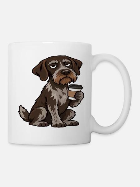 Deutsch Drahthaar Deutsch-Drahthaar Besitzer - Tasse - Weiß