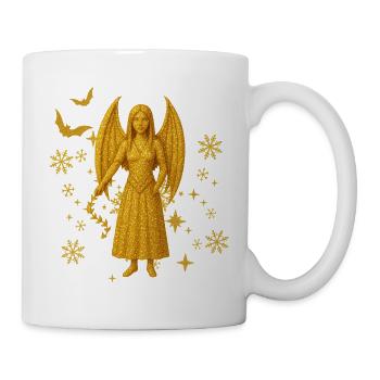 Vampir-Dämonin Edition Winter Fledermaus  - Tasse - Weiß - Rechts
