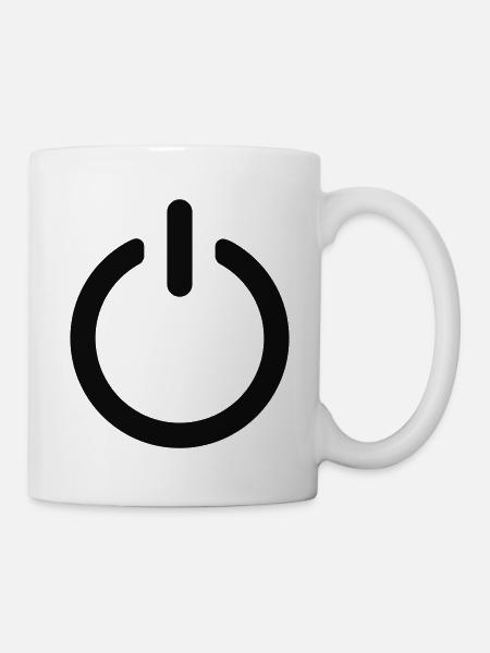 power - Mug blanc - blanc