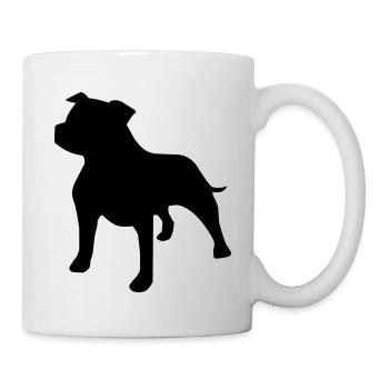 Staffie - Mug blanc - blanc - Droite