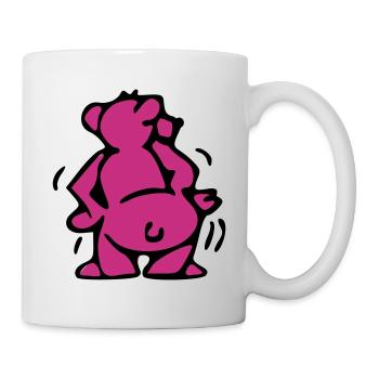 Bär - Tasse - Weiß - Rechts