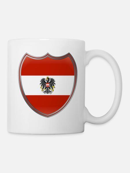Austria (Österreich_Wappen) 02 - Tasse - Weiß