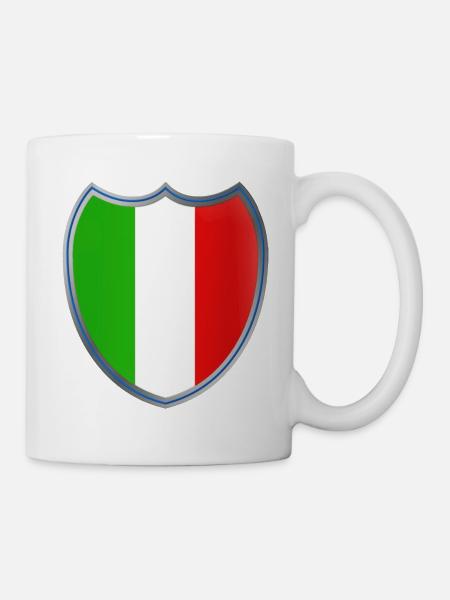 Italie (Italien_Wappen) - Mug blanc - blanc