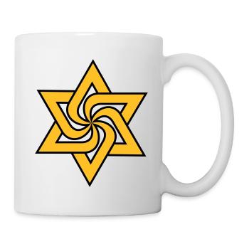 Rael Star (Symbol/Star) 2c - Mug blanc - blanc - Droite