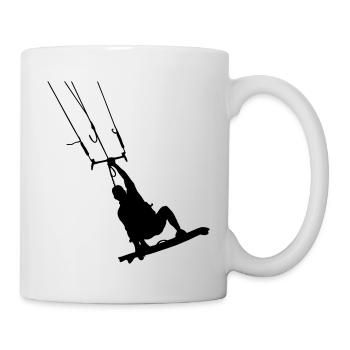 Kiter - Tasse - Weiß - Rechts